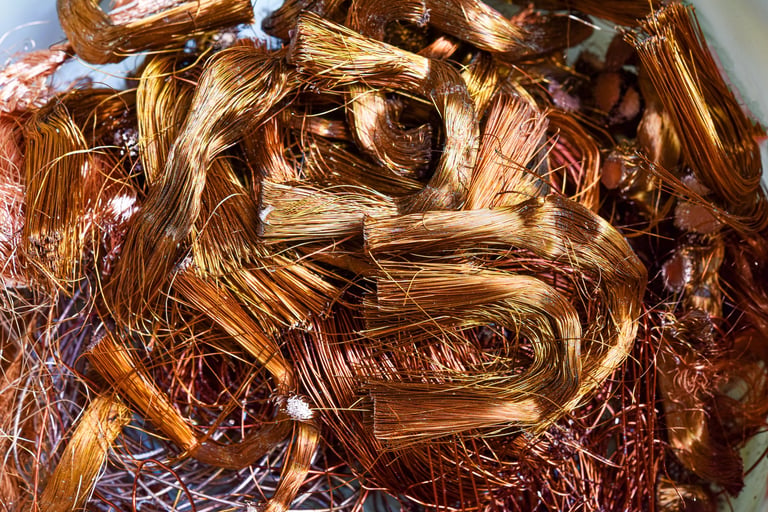 old scrap copper wire for recycling .Electrical copper wire for recycling